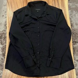 Banana Republic Black Long Sleeve Dress Shirt